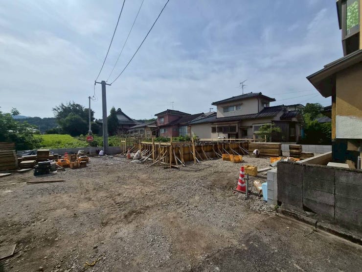 【外観】
2026年6月現在建築中です~
8月中旬完成予定となっております◎
※同施工会社完成物件にて内覧可能です!