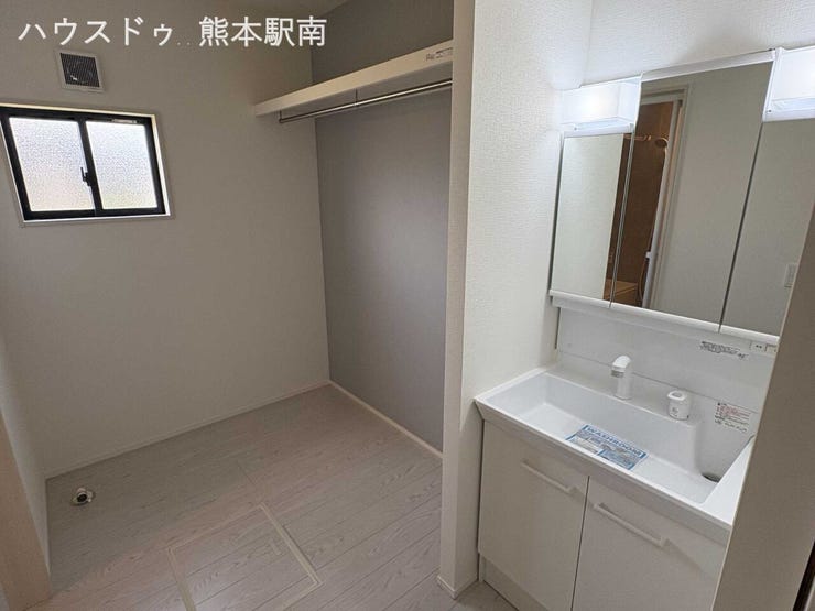 デザイン性と機能性を兼ね備えた洗面所です