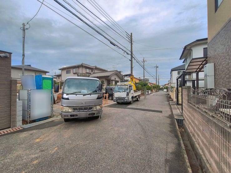 前面道路(7/13撮影)