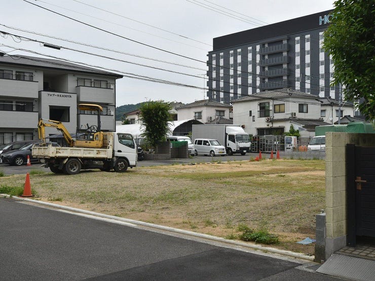 建設地を南西側より撮影 2026.06.14