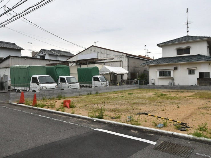 建設地を北西側より撮影 2026.06.14