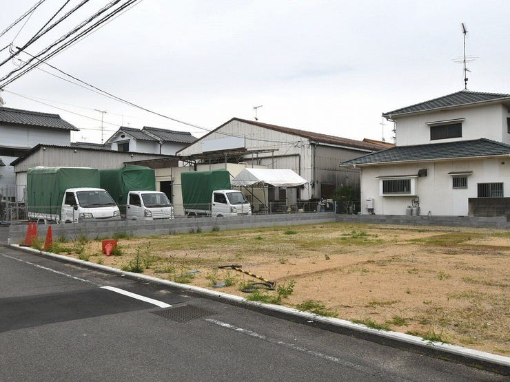 建設地を北西側より撮影 2026.06.14