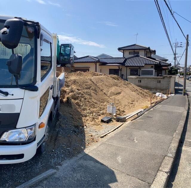 建築前の現地写真です