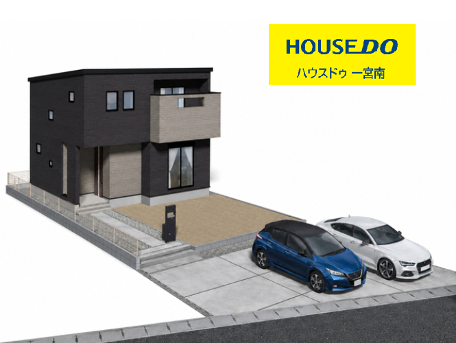 【外観パース】
※画像は外観予想図になります。
物件が気になる方はお気軽に「ハウスドゥ一宮南店」へお問い合わせください♪
