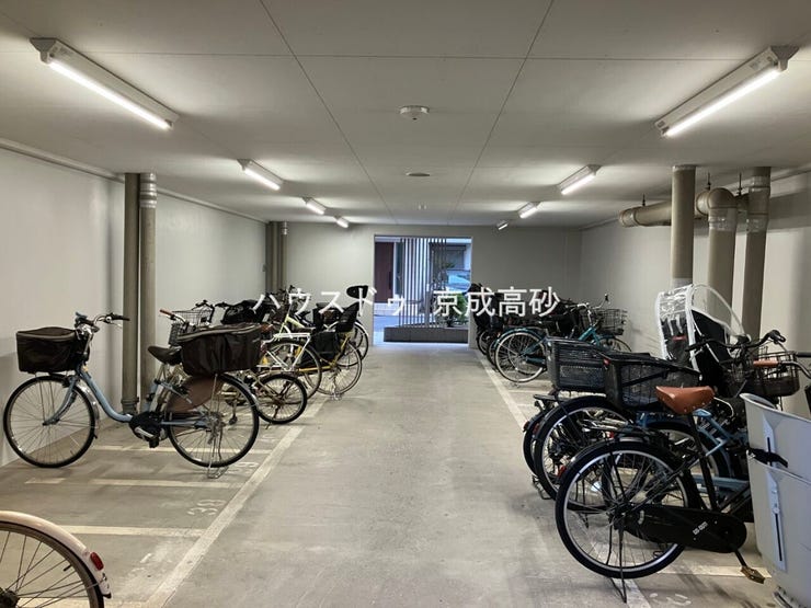 建物内駐輪場