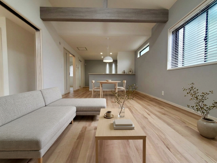 【Living】こちらの画像はAIによる家具イメージです。お部屋の雰囲気を感じてみてください♪