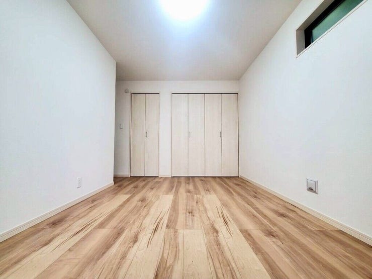 【Bedroom】主寝室や子ども部屋、在宅ワークにも使える洋室。暮らしに合わせて自由にレイアウトできます。