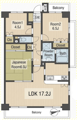 【間取り】
※図面と現況が異なる場合は現況優先致します。