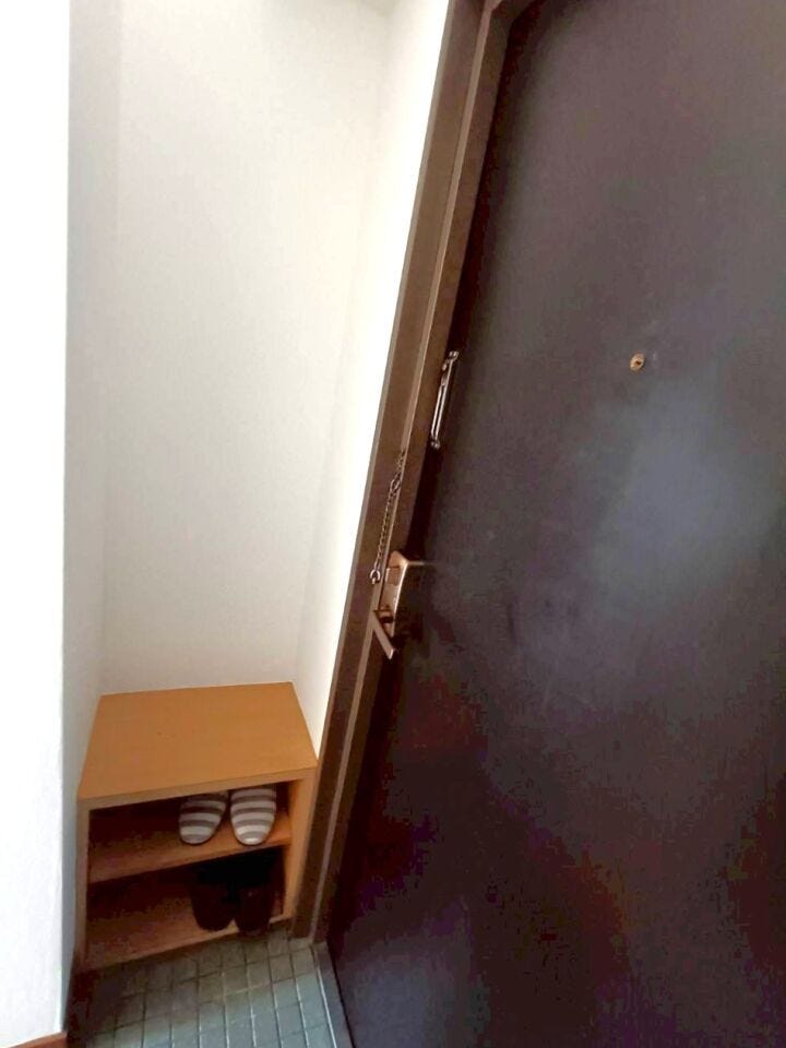 靴を収納するスペースがあります