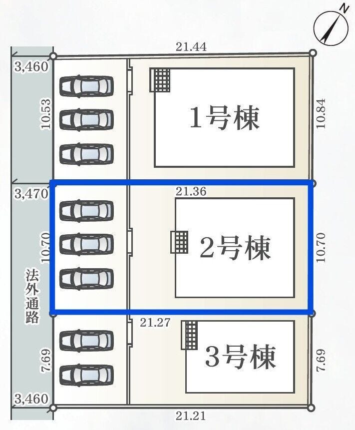 【江北町惣領分 2号棟】