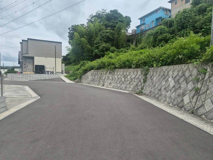 前面道路です。