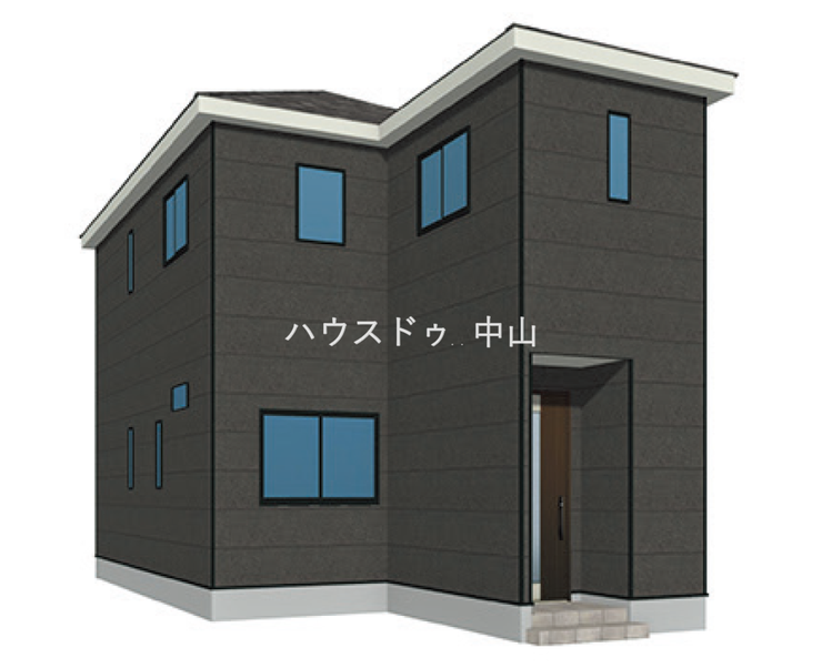 【外観】
\堂々とした佇まいの新築戸建/
洗練された外観デザインが街並みに映える一邸。住まうご家族の誇りとなる、美しさと安心感を兼ね備えた住まいです。