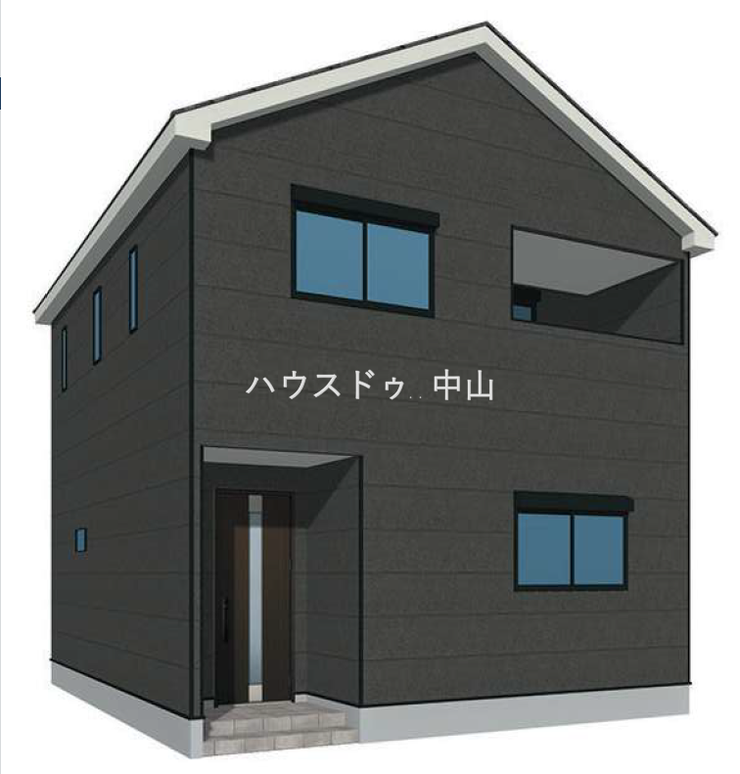 【外観】
\堂々とした佇まいの新築戸建/
洗練された外観デザインが街並みに映える一邸。住まうご家族の誇りとなる、美しさと安心感を兼ね備えた住まいです。