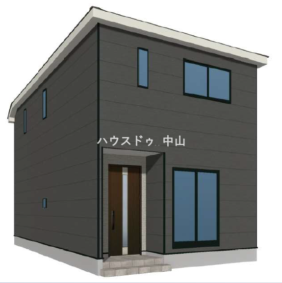 【外観】
\堂々とした佇まいの新築戸建/
洗練された外観デザインが街並みに映える一邸。住まうご家族の誇りとなる、美しさと安心感を兼ね備えた住まいです。