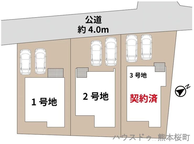 ■1号棟・車3台駐車可能■