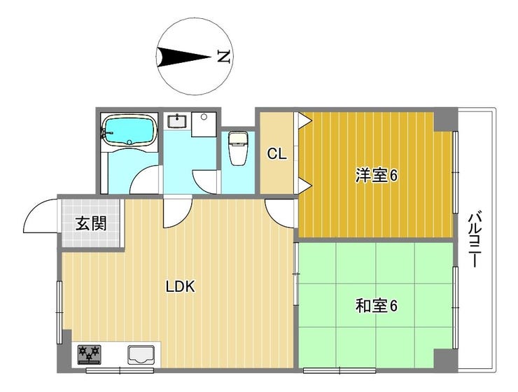 【間取り】
★室内リフォーム済!即日のご見学にもご対応可能ですのでお気軽にお申し付け下さい♪