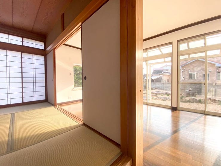1階の和室は、建具の開け閉めにより、色々なシーンに対応可能◎