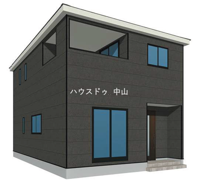 【外観】
\堂々とした佇まいの新築戸建/
洗練された外観デザインが街並みに映える一邸。住まうご家族の誇りとなる、美しさと安心感を兼ね備えた住まいです。