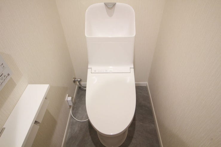 いつも清潔なスペースであってほしいのが毎日使うトイレです。掃除がしやすいのはもちろん、落ち着けるスペースにしたいですね。