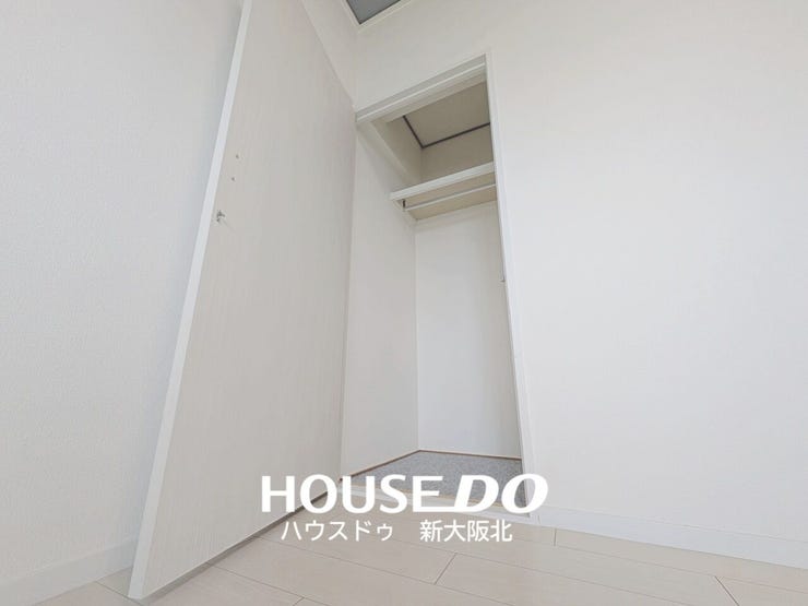 ■造り付けのクローゼットは地震の揺れで倒れる心配がなく、防災面でも安心です!