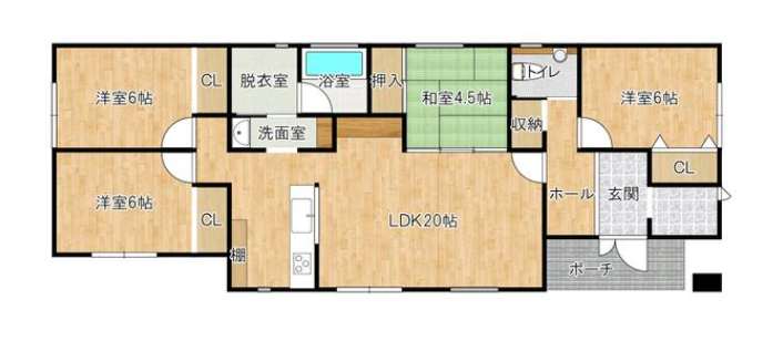 【間取り】
■4号棟・4LDK■