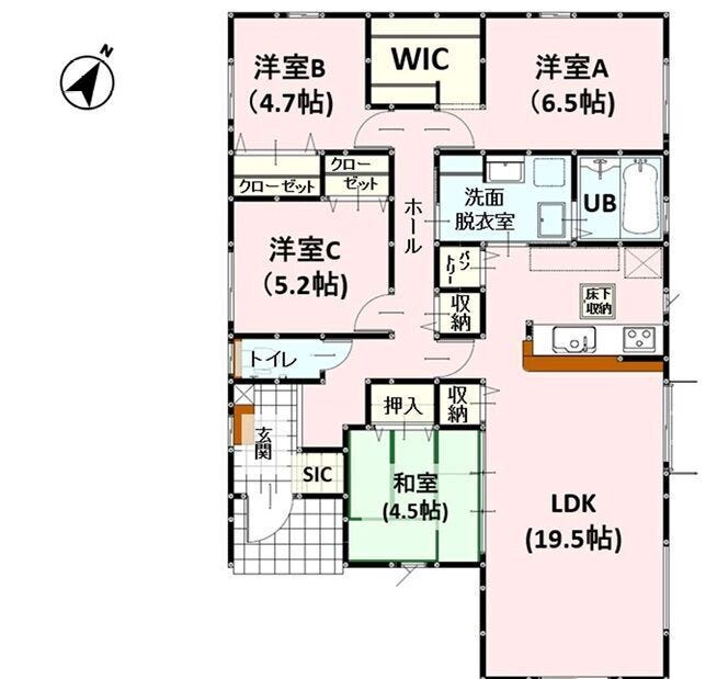 【間取り】
■3号棟・4LDK■