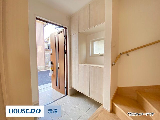 (玄関施工例です)