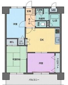 【間取り】
2LDKの間取りです