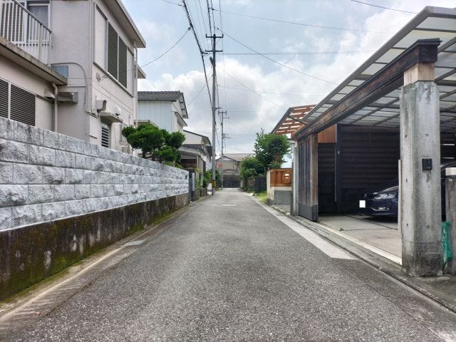 ★江ノ口小学校区★
北側道路 東から西方向
