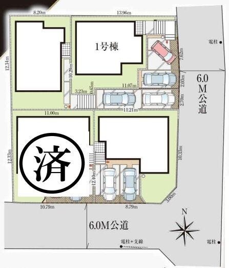 車2台駐車可能(車種によります)