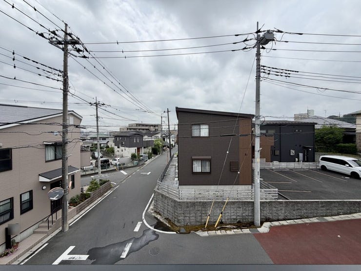 角地で高い位置に建っているので開放的♪