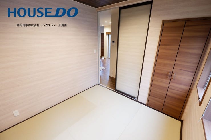 「リビングから直接繋がる和室は、暮らしの幅を広げるプラスワン。光を取り込むレイアウトで、閉塞感なく明るく開放的。ゲストを迎える際のおもてなし空間としても最適です。」