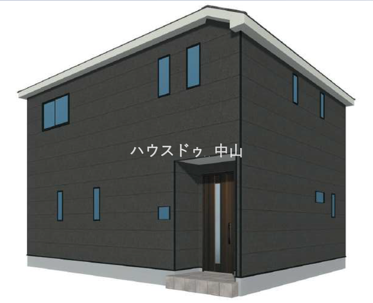 【外観】
\堂々とした佇まいの新築戸建/
洗練された外観デザインが街並みに映える一邸。住まうご家族の誇りとなる、美しさと安心感を兼ね備えた住まいです。