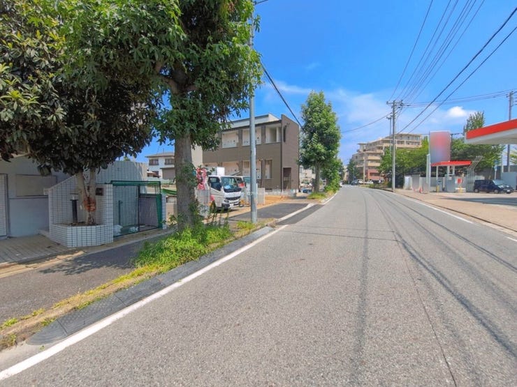 ◎前面道路(7/23撮影)