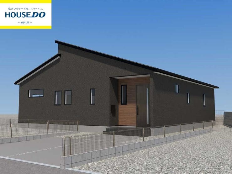 【外観】
2号棟完成イメージです♪
2026年10月完成予定
◎オール電化!平屋建て4LDK♪
◎小学校徒歩約7分♪奈多駅まで4分!
◎2台並列駐車可♪