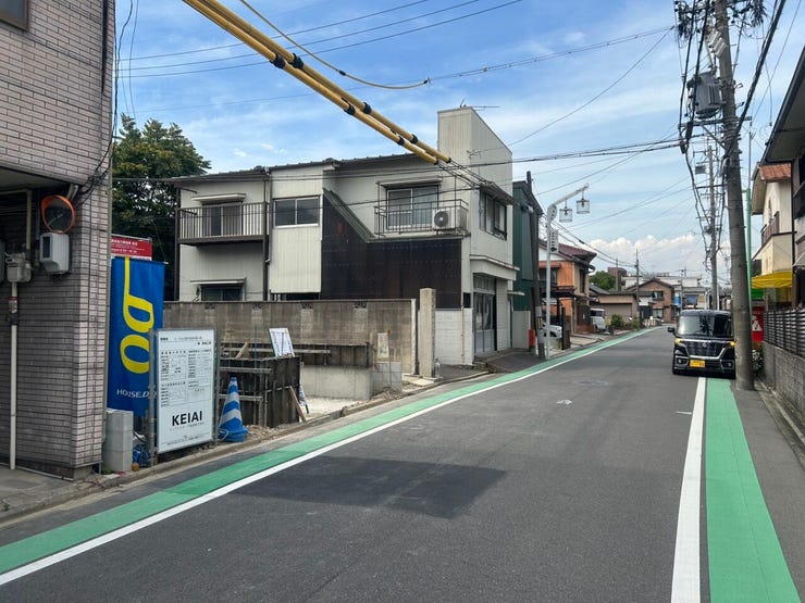 駐車しやすい間口です
