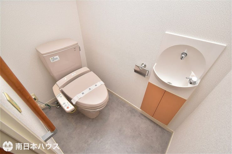 永吉３丁目 エバーライフ永吉 【トイレ】温水洗浄便座機能付き！手洗い器付きで来客時にも便利です♪