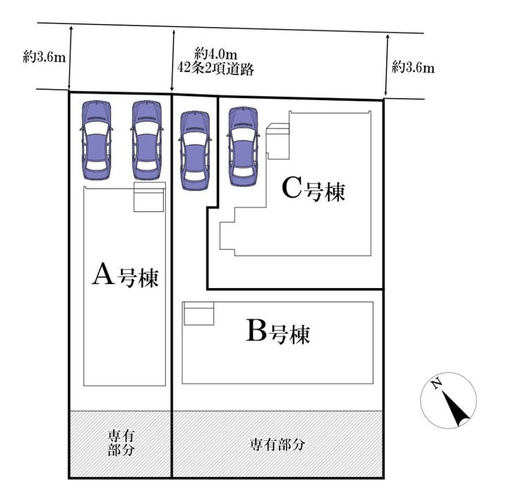 ◎区画図:A号棟
