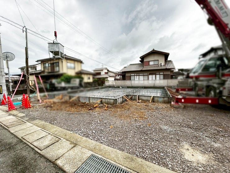 遠賀郡岡垣町鍋田1丁目 新築戸建て♪平屋♪角地♪オール電化♪太陽光パネル♪ダイレックス徒歩約5分♪