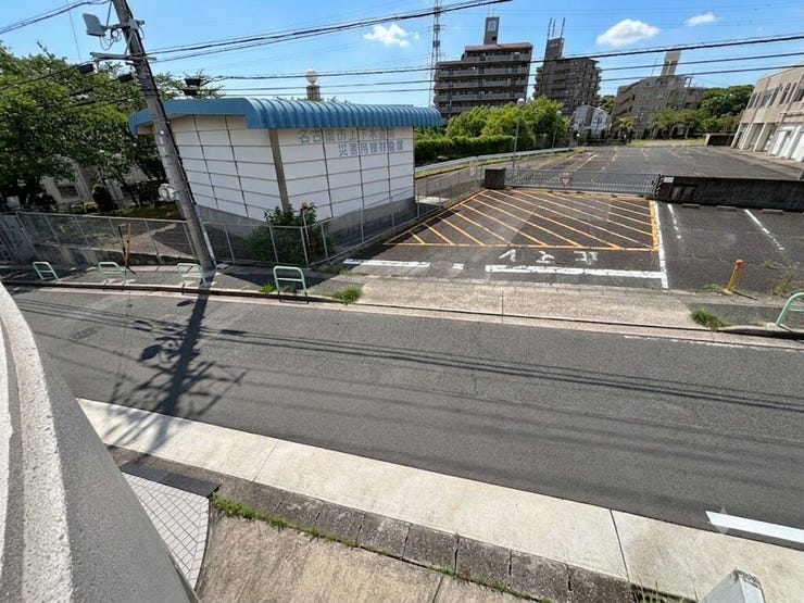 バルコニーからの眺望です。
