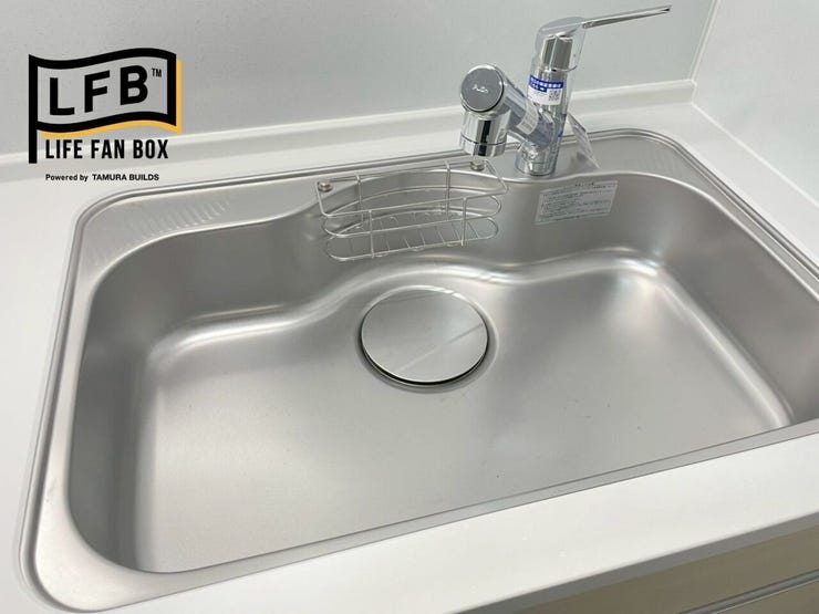 シンクもピカピカです♪浄水器が付いていますので、いつでも美味しい水が飲めます♪