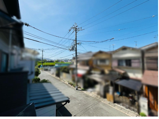 バルコニーからの眺望。