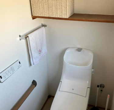 1階トイレリフォーム済み。
