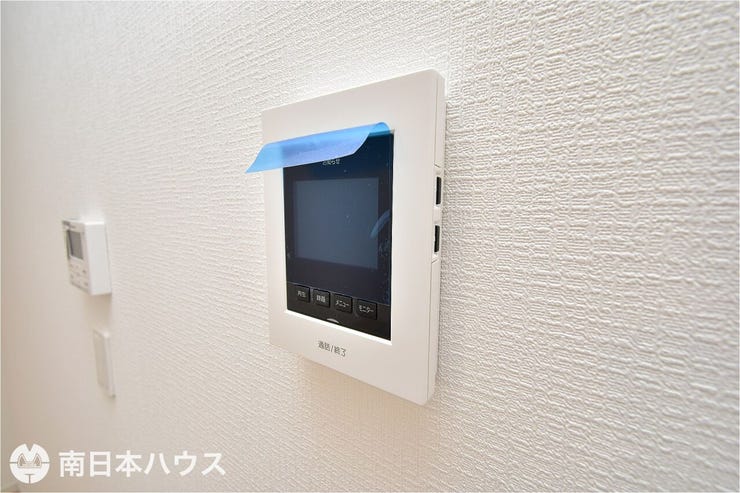 田上台３丁目 新築戸建 【モニター付きインターホン】玄関周りを確認でき、留守のときなども訪問者を確認できるので防犯面で安心！