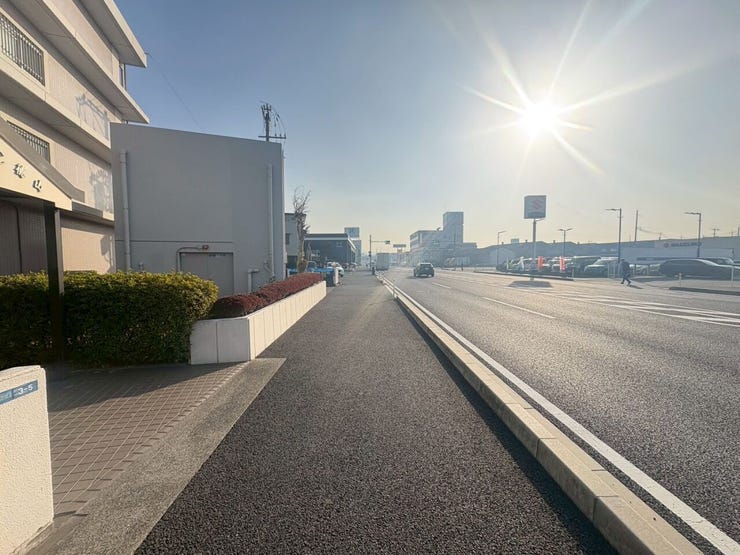開放感のある景色が広がり、毎日気持ちよく外出できます。