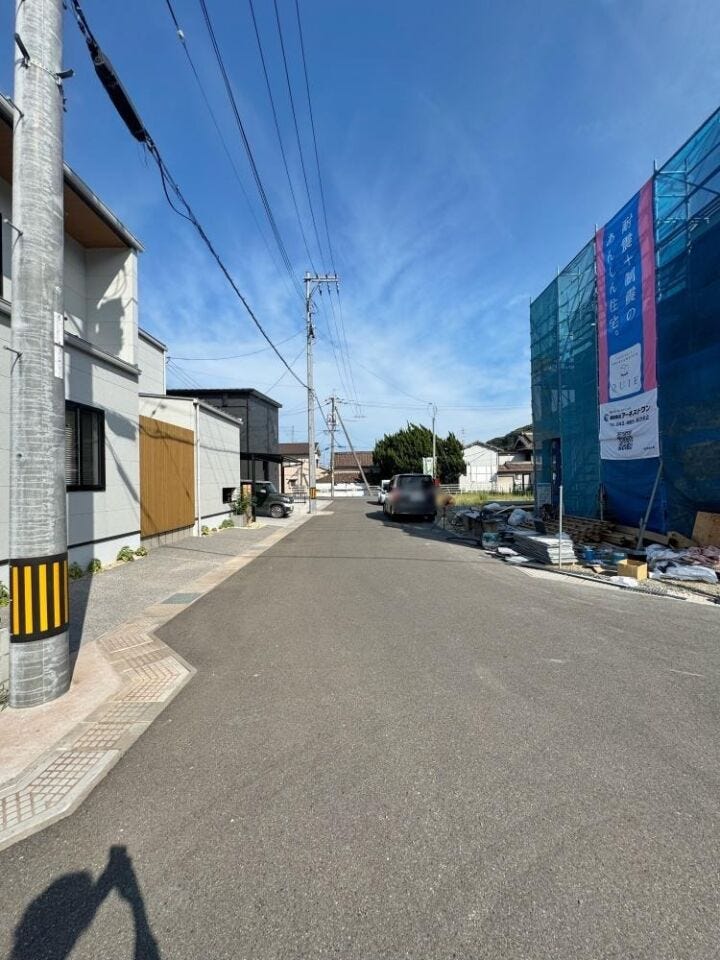 【前面道路含む現地写真】北西側道路