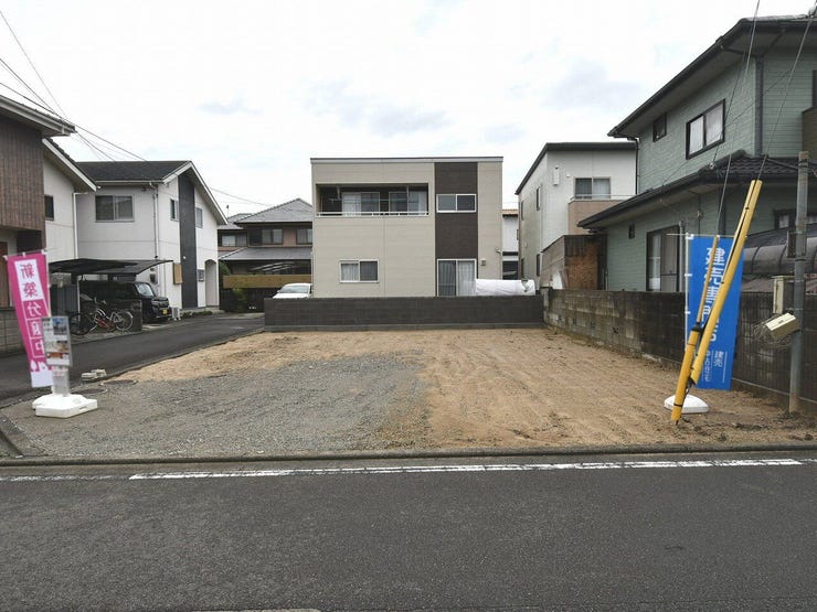 建設地を南側より撮影 2026.06.25 雨天時