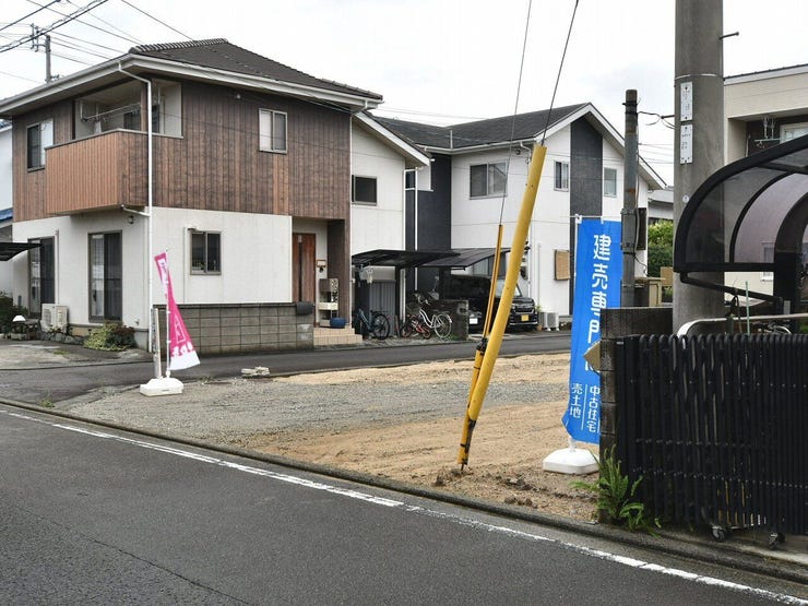 建設地を南東側より撮影 2026.06.25 雨天時