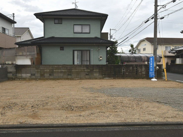 建設地を西側より撮影 2026.06.25 雨天時