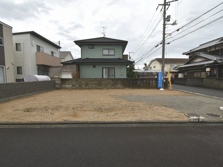 建設地を西側より撮影 2026.06.25 雨天時